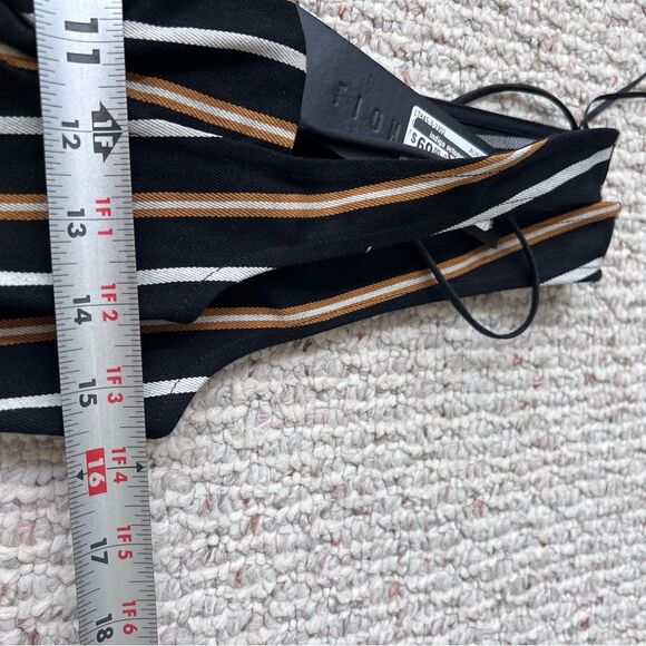 NWT LIONESS Odette Onyx Stripe Top Sz XS - Picture 7 of 15